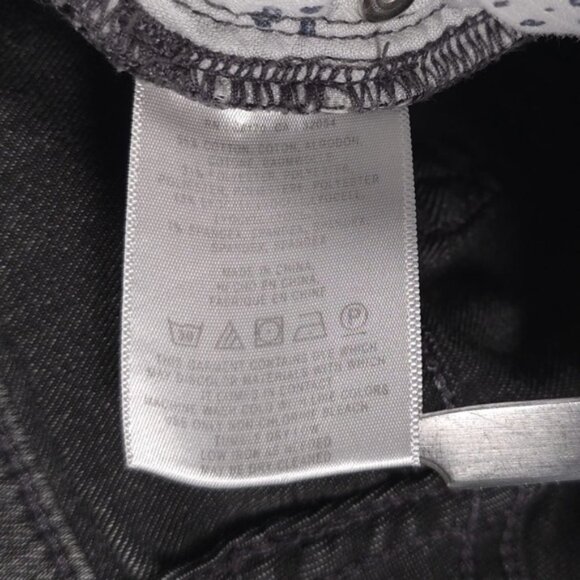 ANTHROPOLOGIE PILCRO Women’s Mid Rise Jeans Black Skinny No Size Tag 27 - Picture 12 of 12